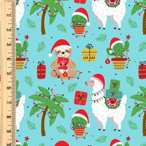 PREORDER Winter Cactus Sloth Llama *Holiday*