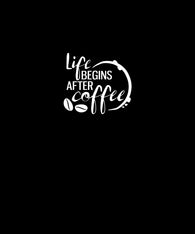 PREORDER Life Begins After Coffee Panel Adult