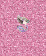 PREORDER Mermaid Pink Glitter Panel Child