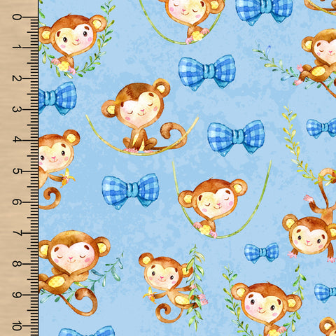 PREORDER Monkey Blue Bowtie