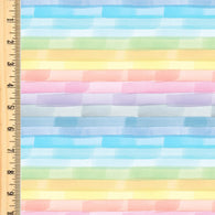 PREORDER Painted Rainbow Stripes Pastel