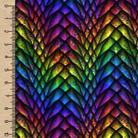 Rainbow Dragon Scales PUL