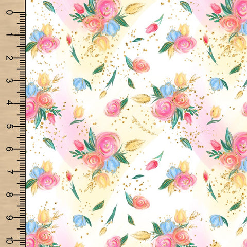 PREORDER Sewing Flowers on Yellow