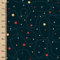 Remnant Space Stars Blue 18” Bamboo Cotton Spandex Jersey