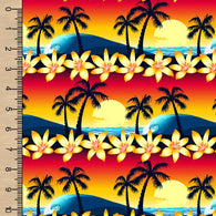 Sunset Palm Trees Board Short