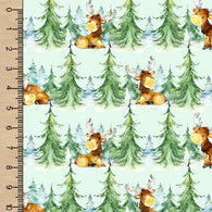 Moose Forest Cotton French Terry