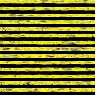 PREORDER Sketchy Stripe Yellow on Black
